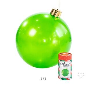 ❤️ Holiball Classic Green 18” Inflatable Ornament ❤️